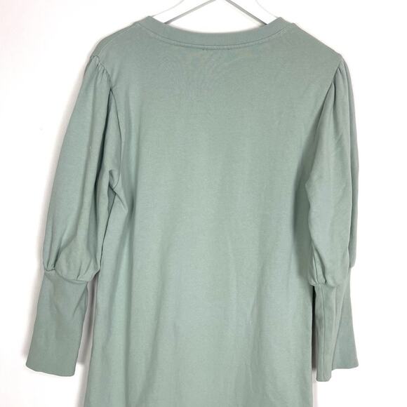 J. Crew Original Cotton Terry Puff-Sleeve Sweatshirt Dress - Picture 8 of 12